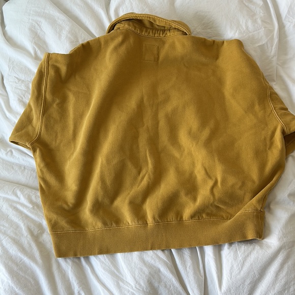 Mustard Yellow Billabong Sweatshirt SMALL - Picture 2 of 3